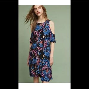 Anthropologie Maeve Elia Cold Shoulder Dress NWT